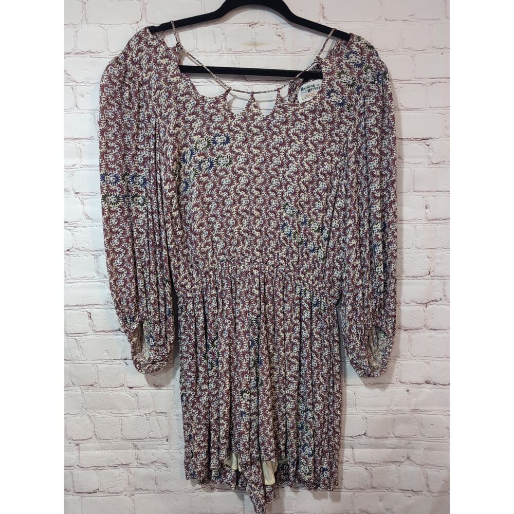 Holding Horses Anthropologie Sz S Annamaria Boho Tassel Romper Pockets
